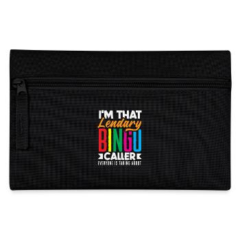 Legendary Bingo Caller for Bingo Players - Pencil Case - black - Front