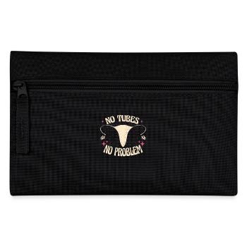 No Tubes No Problem Uterus Empowerment - Federtasche - Schwarz - Vorne