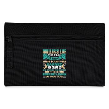 Driller's Life The Pain Is Real - Pencil Case - black - Front