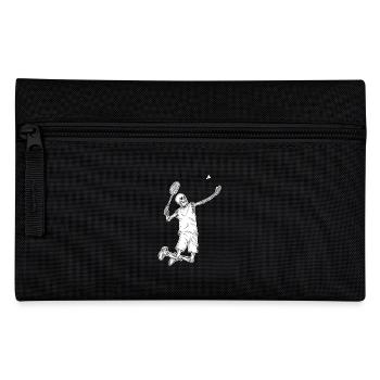 Federball Badminton - Federtasche - Schwarz - Vorne