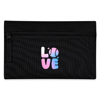 Baseball Player Baseball - Pencil Case - black - Front