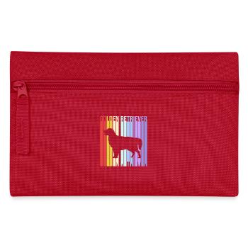 Golden Retriever Goldie Dog Dog Gift - Pencil Case - red - Front