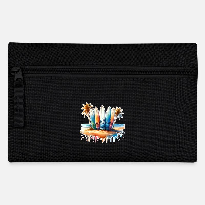 Surfen Surfer - Federtasche - Schwarz