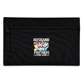 Bingo Player Husband And Wife Partner For - Pencil Case - black - Front