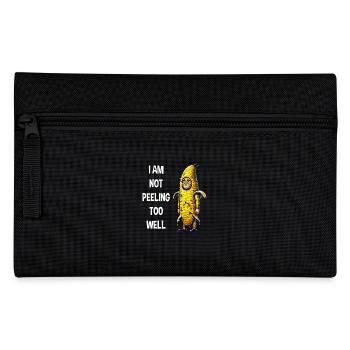 Lustiges Banane Kostüm Spruch Erkältung Humor - Federtasche - Schwarz - Vorne