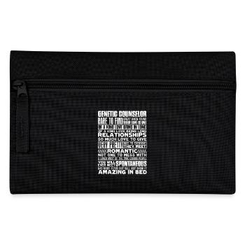 Funny Things Genetic Counselor - Pencil Case - black - Front