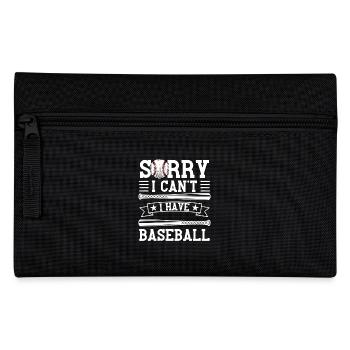 Funny Baseball Saying Baseball Player - Pencil Case - black - Front