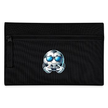 Football Gaming Gamer - Pencil Case - black - Front