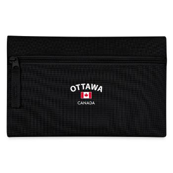 Ottawa Canada Canadian Flag Canadian - Pencil Case - black - Front