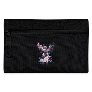 Cyber Phoenix – Digitale Wiedergeburt & Tech-Aufstieg - Federtasche - Schwarz - Vorne