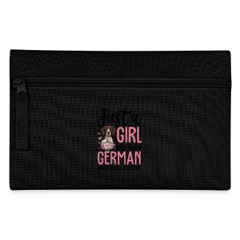 Juste une fille qui aime les pointers allemands à poil court - Trousse - noir - Devant
