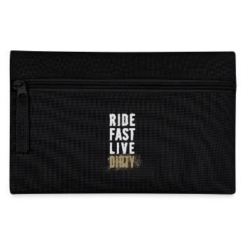 RIDE FAST LIVE DIRTY – Mountainbike - Motocross - Federtasche - Schwarz - Vorne