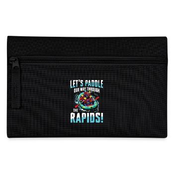 Pagayons à travers les rapides - - Trousse - noir - Devant