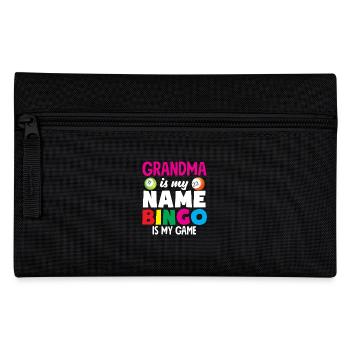 Joueur de bingo Mamie Mon nom Mon jeu - Trousse - noir - Devant