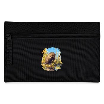 Muskrats Muskrat - Pencil Case - black - Front
