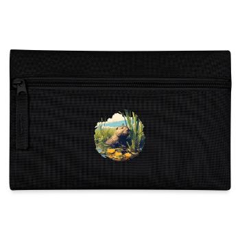 Muskrats Muskrat - Pencil Case - black - Front