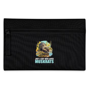Muskrats Muskrat - Pencil Case - black - Front