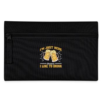 I'm Just Here Because I Like To Drink 2 - Federtasche - Schwarz - Vorne