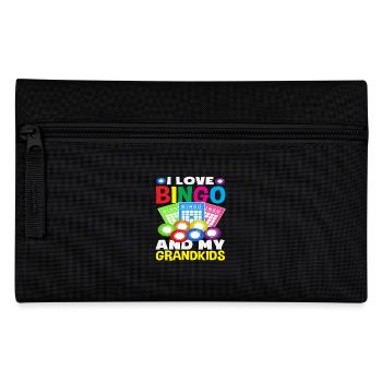 Bingo Player I Love Bingo And My Grandchildren - Pencil Case - black - Front