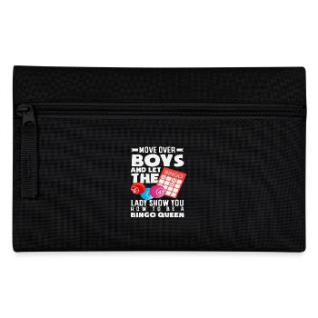 Bingo Queen Player Move Over Boys - Pencil Case - black - Front