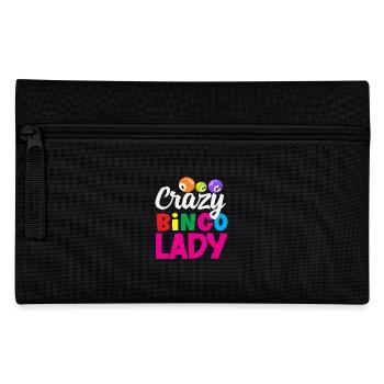 Crazy Bingo Lady Bingo Spieler - Federtasche - Schwarz - Vorne