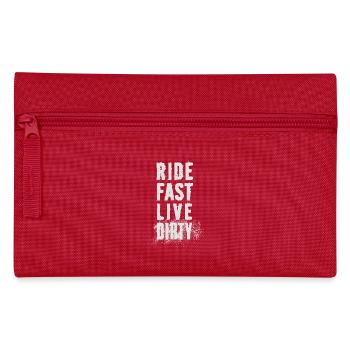 RIDE FAST LIVE DIRTY – Mountainbike - Motocross - Federtasche - Rot - Vorne