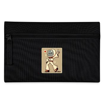 70s Retro Style Dance Floor: Disco Dancer - Pencil Case - black - Front