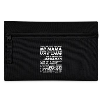 Social Worker My Mama Is A Social Worker - Pencil Case - black - Front