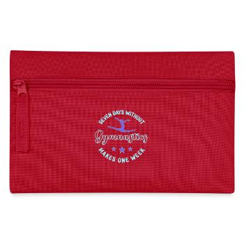 Gymnastik Training Fitness Gym - Federtasche - Rot - Vorne
