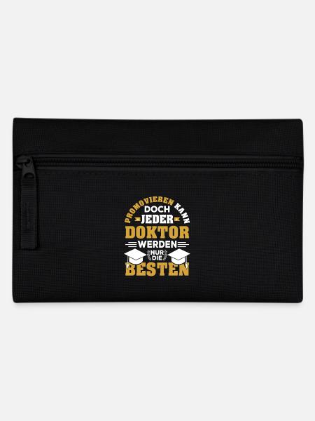 Doktor Arzt Doktortitel Medizin Promotion Geschenk - Federtasche - Schwarz