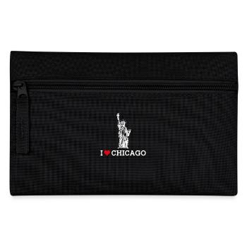 J’aime Chicago Cool Heart Flag Statue de la Liberté - Trousse - noir - Devant