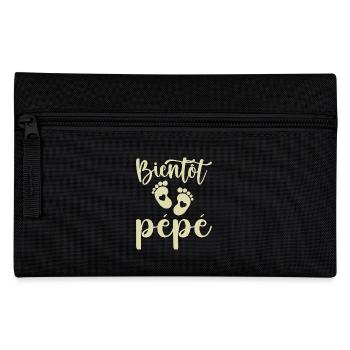 Bientôt pépé - Trousse - noir - Devant