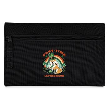 Part-time Leprechaun St. Patrick's Day - Pencil Case - black - Front