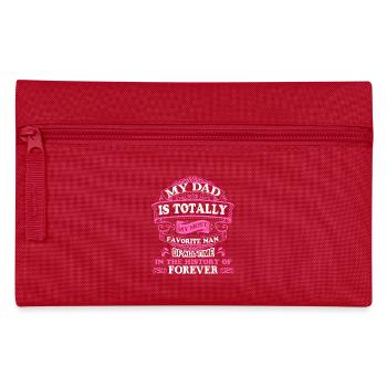 Father's Day My Dad Is My Favorite Man - Pencil Case - red - Front