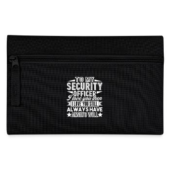 Security Officer Love My Security Officer - Pencil Case - black - Front