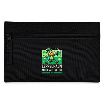 Leprechaun Mode Activates St. Patrick's Day Fun - Pencil Case - black - Front