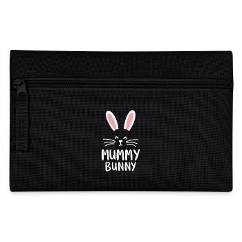 Mummy Bunny Osterdesign für Hasenfans - Federtasche - Schwarz - Vorne