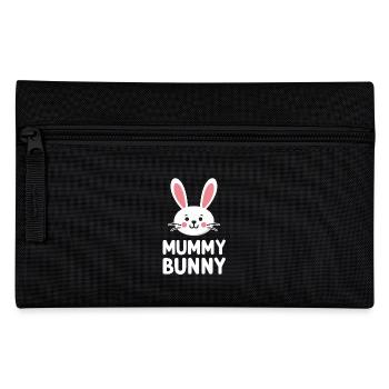 Mummy Bunny Osterdesign für Hasenfans - Federtasche - Schwarz - Vorne