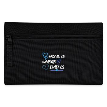 Home is where dad is - Pencil Case - black - Front