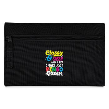 Classy Sassy Bingo Queen Spielerin - Federtasche - Schwarz - Vorne