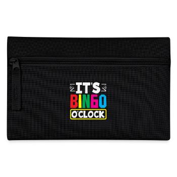 Es Ist Bingo O'Clock Für Bingo Spieler - Federtasche - Schwarz - Vorne