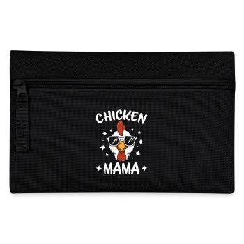 Huhn Spruch Hahn Landwirtin Lustig Hühner Geschenk - Federtasche - Schwarz - Vorne