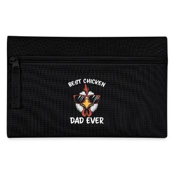 Chicken Saying Rooster Farmer Funny Chicken Gift - Pencil Case - black - Front