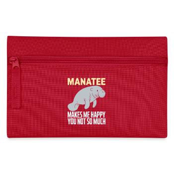 Manatee - Pencil Case - red - Front