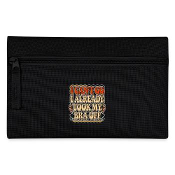 I Can't Go I Already Took My Bra Off 2 - Federtasche - Schwarz - Vorne