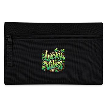 Happy vibes for St. Patrick's Day - Pencil Case - black - Front