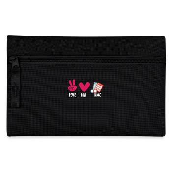 Bingo Player Peace Love Bingo - Pencil Case - black - Front
