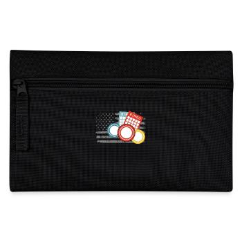 Bingo Spieler Amerikanischer Stil - Federtasche - Schwarz - Vorne