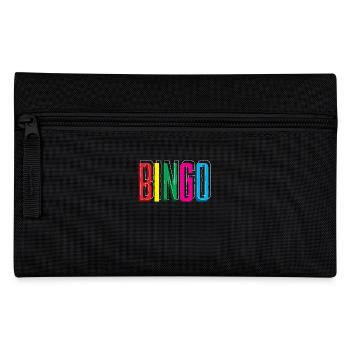 Bingo Spieler Farbenfrohes Design - Federtasche - Schwarz - Vorne