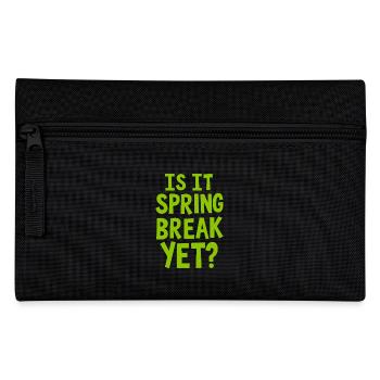 Spring Break Countdown Saying Quote - Pencil Case - black - Front